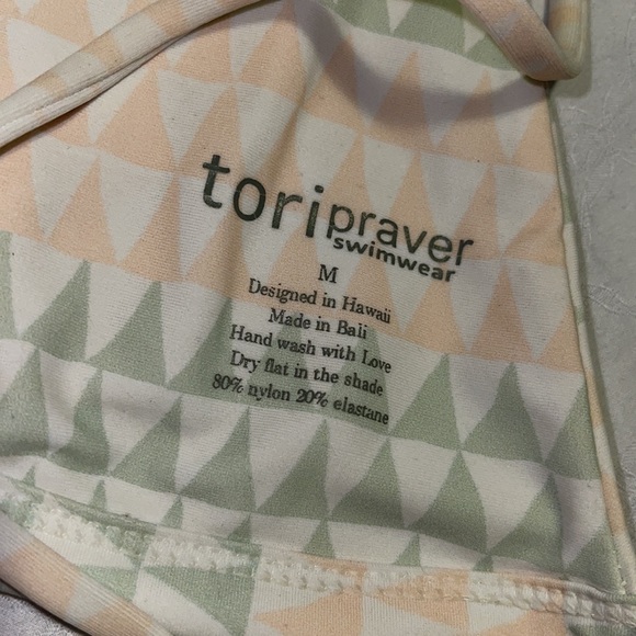 Tory Praver 2pcs bikini Bra Size M & Bottom L - Picture 8 of 11